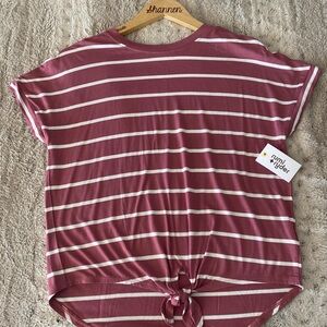 Girls L (12-14) stripped soft shirt